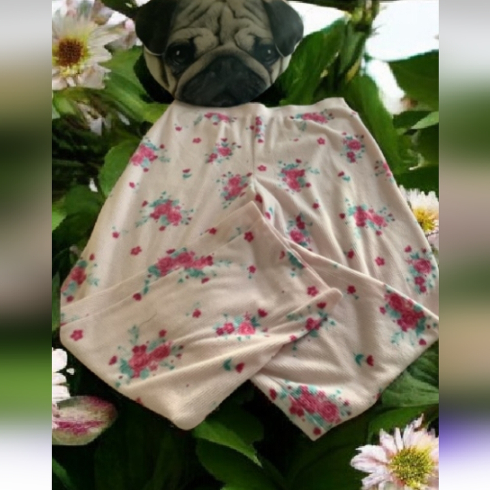 Charter club pajama bottoms warm pink rose size Large great feeling mate…